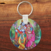 Radha und Krishna Schlüsselanhänger (Vorderseite)