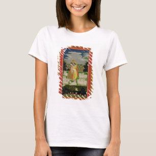 Radha und Krishna Umarmung in einem idealisierten T-Shirt