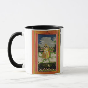 Radha und Krishna Umarmung in einem idealisierten Tasse
