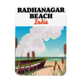 Radhanagar Beach India Reiseplakat Magnet (Vertikal)
