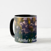 Radhas Morgentea Tasse (Vorderseite Links)