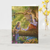 Radhe Shyam! Gruß-Karten Karte (Gelbe Blume)