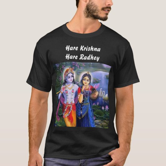 Radhey Krishna Hare Krishna T-Shirt (Vorderseite)
