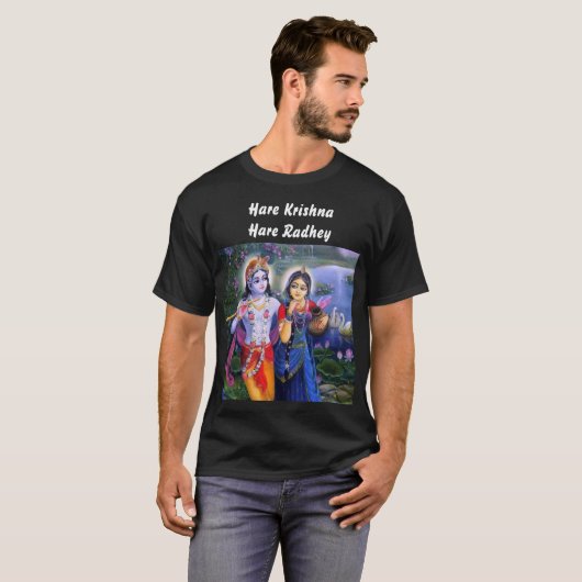 Radhey Krishna Hare Krishna T-Shirt (Vorne ganz)