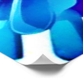 Radial Color Burst Art Poster (Ecke)