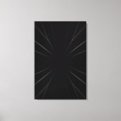 Radial Dark Abstract Leinwanddruck (Vorderseite)