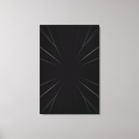 Radial Dark Abstract Leinwanddruck (Vorderseite)