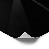 Radial Dark Abstract Poster (Ecke)