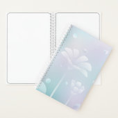 Radial floral Hardcover Kleines Notebook Notizblock (Innen)