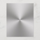 Radial gegossener Metallaussehen beidseitig Flyer (Hinten)