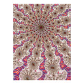 Radial Mandelbrot Fraktal Poster (Vorderseite)