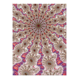 Radial Mandelbrot Fraktal Poster