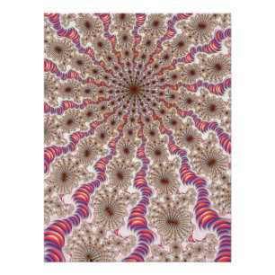 Radial Mandelbrot Fraktal Poster