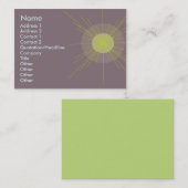 Radial - mollig visitenkarte (Vorne/Hinten)