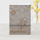 Radial Radial Geburtstag Karte (Gelbe Blume)