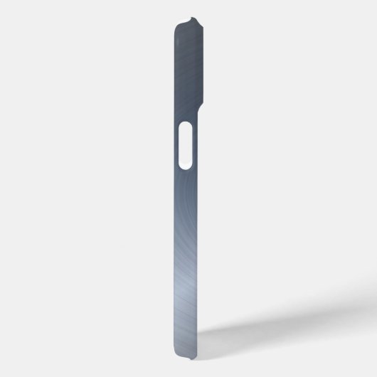 Radial Silver Metallic | Custom Case-Mate iPhone Hülle (Rückseite / Rechts)