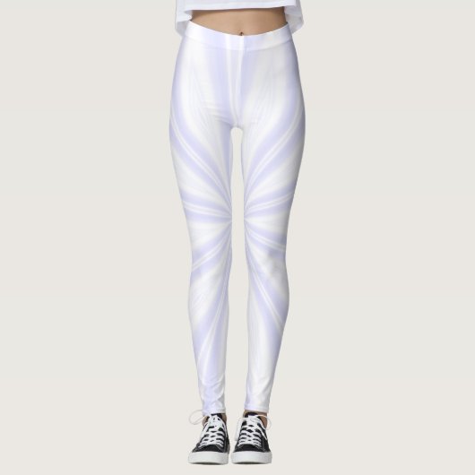 Radial White Streaks Leggings (Vorderseite)