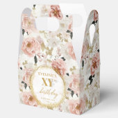 Radialblush Pink Aquarell Geburtstags-Lieblingsbox Geschenkschachtel (Geöffnet)