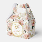 Radialblush Pink Aquarell Geburtstags-Lieblingsbox Geschenkschachtel (Vorderseite)