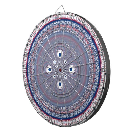 Radialdesign Art Print Dartscheibe (Vorderseite rechts)