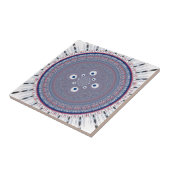 Radialdesign Art Print Fliese (Seite)