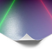 Radiale Blume Fotodruck (Ecke)