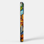 Radiale Blume in Glaspaneelen Case-Mate iPhone Hülle (Rückseite / Rechts)