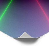 Radiale Blume Poster (Ecke)