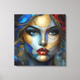 Radiale Innozenz - Hartglas-Stil Leinwanddruck