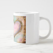 Radiale Liebe: Herz- und Regenbogenfusionsgruppen Jumbo-Tasse (Rechts)