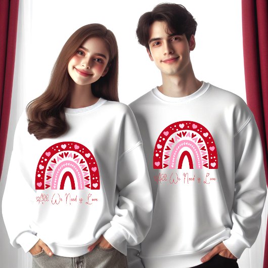 Radiale Liebe Regenbogen T-Shirt