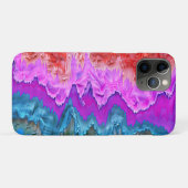 "Radiale Reflektion" Farbenfrohe Abstrakte Kunst Case-Mate iPhone Hülle (Rückseite (Horizontal))