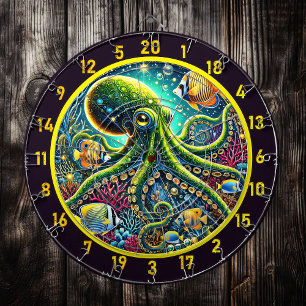 Radiale Riffe Octopus Dartboard Dartscheibe