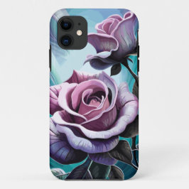 Radiale Rose: Perfekt rosa und Lila Petalen Case-Mate iPhone Hülle