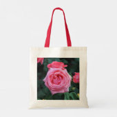 Radiale Rose Tote Tasche (Rückseite)
