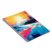 Radiale Ruhe: Abstrakte Spiegelungen der Sonnenunt Notizblock (Rechte Seite)