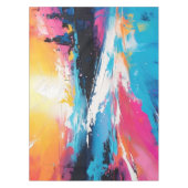 Radiale Ruhe: Abstrakte Spiegelungen der Sonnenunt Tischdecke (Vorderseite)