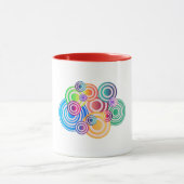 Radiale Runden: Tasse der Circle Color (Zentrum)