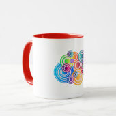 Radiale Runden: Tasse der Circle Color (Vorderseite Links)