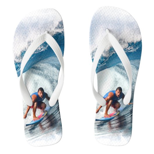 Radiale Surfer 1B Flip Flops Badesandalen (Fußbett)