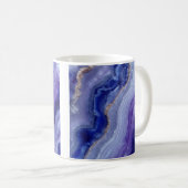 Radiale Tanzanit-Facettierte Crystal-Tasse Kaffeetasse (VorderseiteRechts)