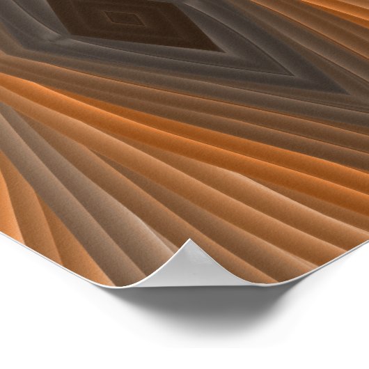 Radiale Threads: Das Poster der Farbverbindung (Ecke)