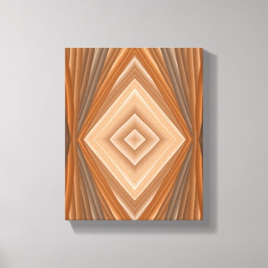 Radiale Threads: Die Farbverbindung Leinwanddruck (Vorderseite)