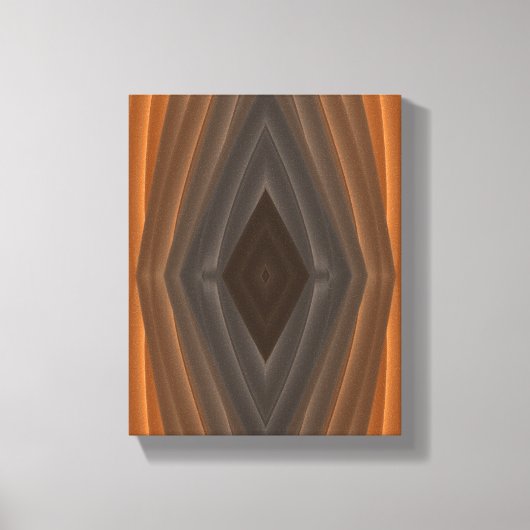 Radiale Threads: Die Farbverbindung Leinwanddruck (Vorderseite)