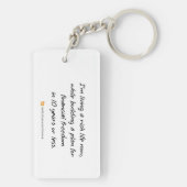 Radialer Schlüsselanhänger (Rückseite)