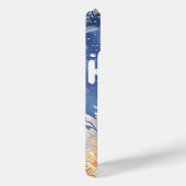 Radialer Snowflake Glow Phone Case (Rückseite / Rechts)