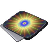 Radialer Star-Notebook-Sieb Laptopschutzhülle (Vorne Knopf)