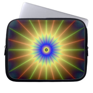 Radialer Star-Notebook-Sieb Laptopschutzhülle