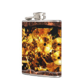 Radialer Steampunk 7 Wrapped Flask Flachmann (Links)