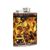 Radialer Steampunk 7 Wrapped Flask Flachmann (Rechts)